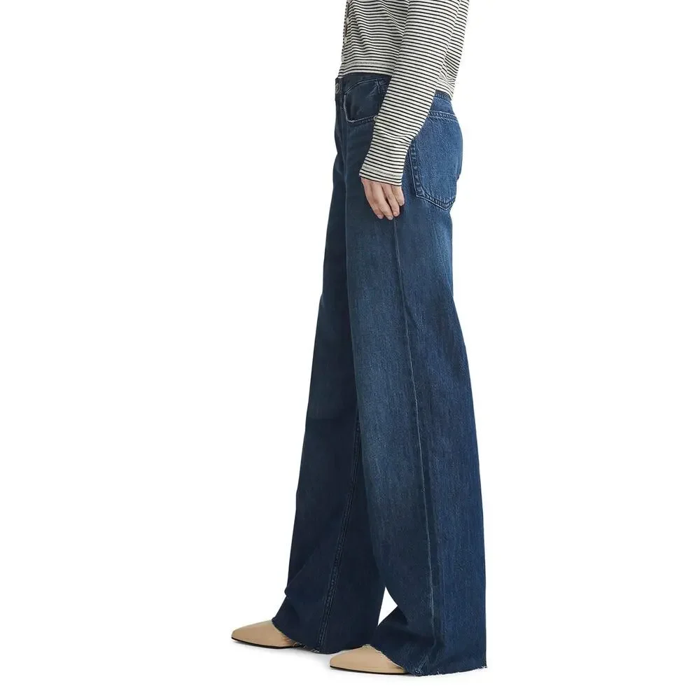 Rag & Bone Women's Featherweight Logan Jeans Wide Leg Randie Size 27 NWT - Picture 2 of 15